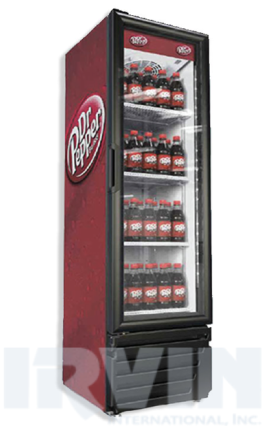18" DR PEPPER 10 2 4 ICE COLD BOTTLE IN HAND COOLER POP soda decal DP-107 